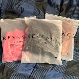 NIB 3 Revenge X Body bodysuits.